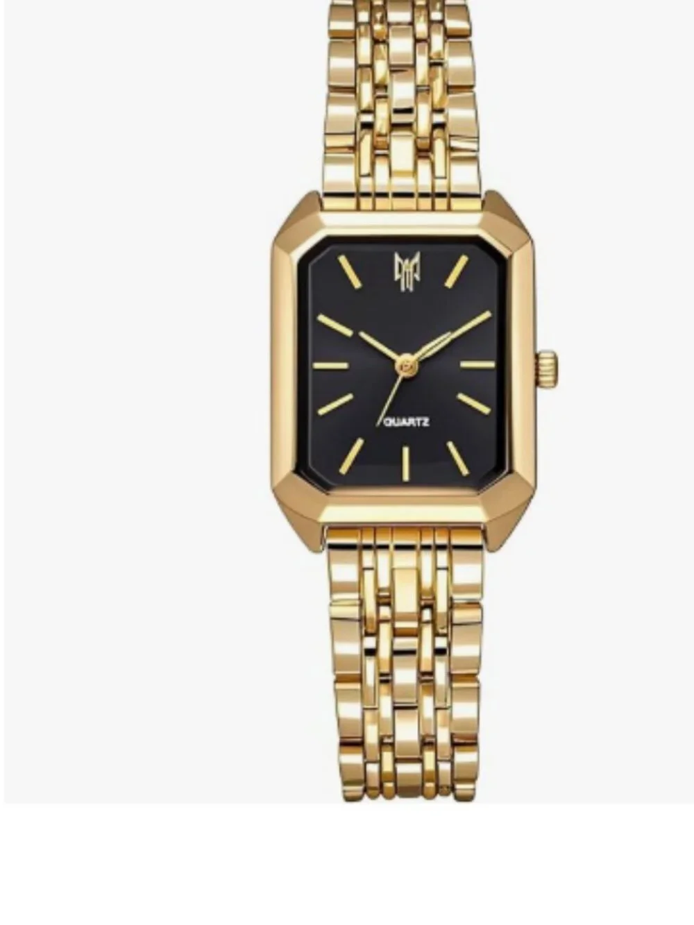 Women's Square Quartz Steel Watch